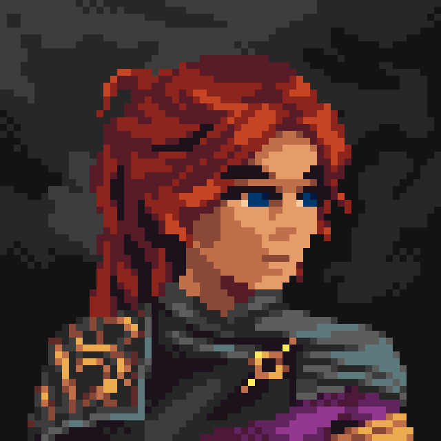 Pixel portrait Maelle