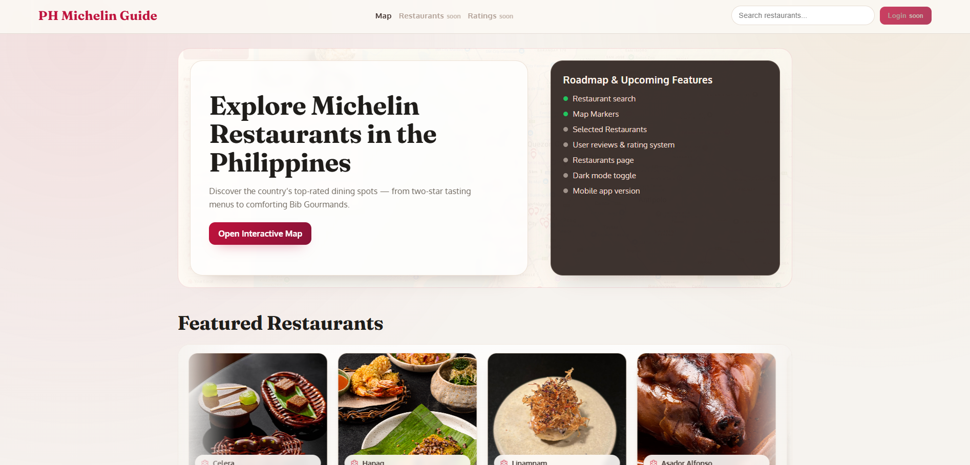 PH Michelin Map preview