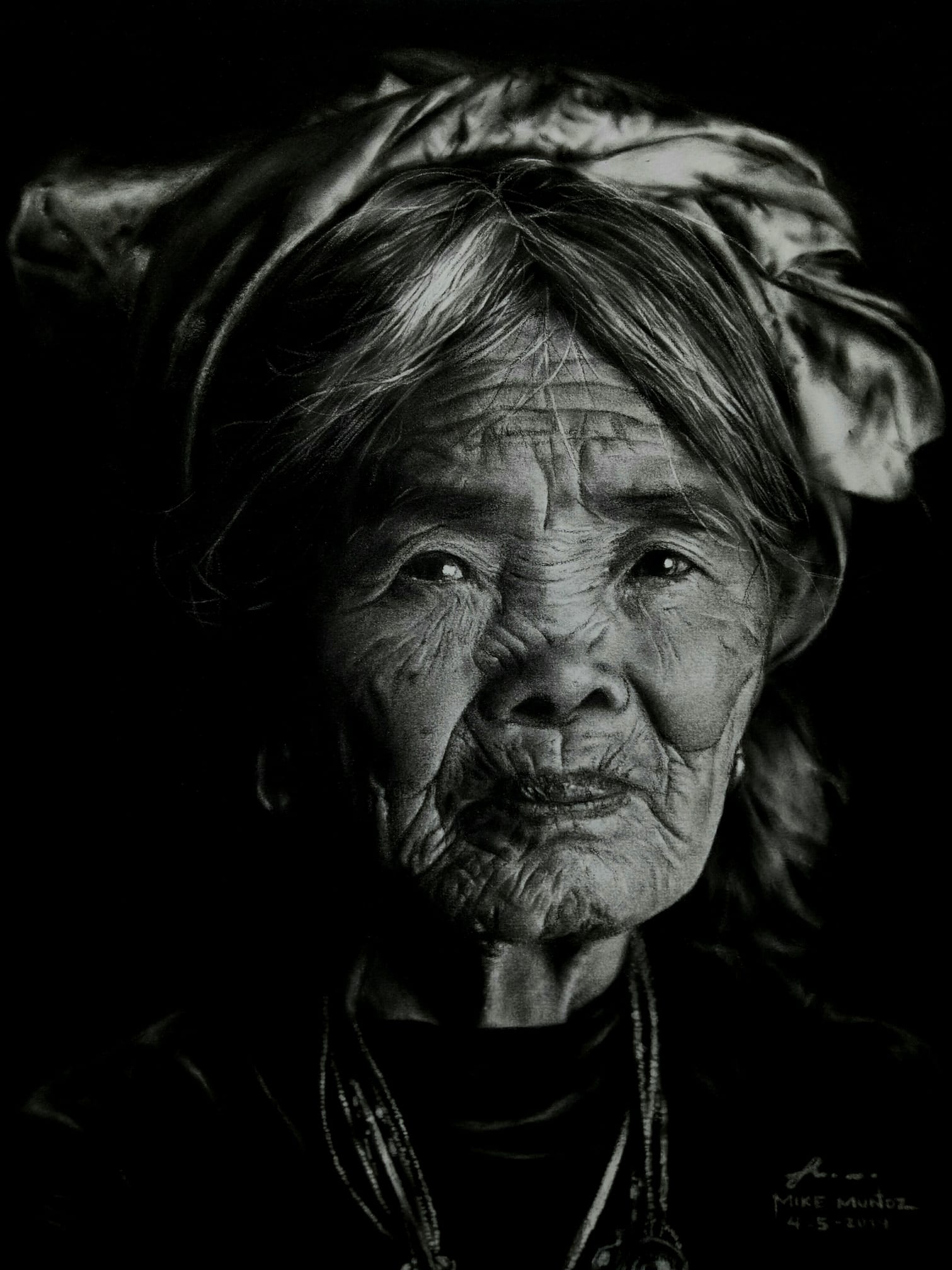 Traditional charcoal study 1